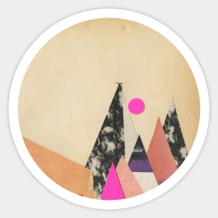 Paper Mountains 1 Sticker